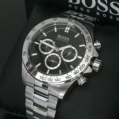 Hugo Boss Watch Men, Mens Designer Watches, Designer Pants, Hugo Boss Man, Brand Collection, Steel Watch, Stainless Steel Watch, Breitling Watch, Luxury Watch