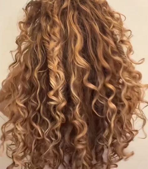 Honey Blonde Wavy Hair, Longer Hair Growth, Growing Your Hair Out, Golden Brown Hair, Blonde Hair Brown Eyes, Inspo Hair, Brown Curls, Blonde Wavy Hair, Curl Hair