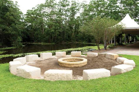 Yarning Circle, Aussie Childcare Network, Circle Ideas, Aboriginal Symbols, The Art Of Listening, Outdoor Learning Spaces, Sitting Together, Outdoor Fire Pit Designs, Play Garden