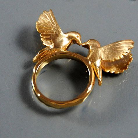 Bird Ring, Bird Rings, Women's Rings, Vintage Birds, Personalized Rings, Dream Jewelry, Rings For Her, Rings For Women, Precious Gemstones