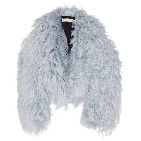 Marni Goat Fur Jacket ($12,220) ❤ liked on Polyvore featuring outerwear, jackets, blue, fur jacket, blue fur jacket, marni, blue jackets and marni jacket Blue Fur Jacket, Jacket Fur, Queen Outfit, Fluffy Jacket, Oversized Jacket, Kpop Fashion Outfits, Stage Outfits, Kpop Outfits, Kpop Fashion