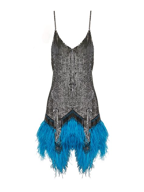 The Attico Embro And Ostrich Feathers Strapless Mini Dress Attico Dress, Capsule Dress, Feathers Dress, Capsule Dressing, The Attico, Feather Dress, Ostrich Feathers, Strapless Mini Dress, Kpop Fashion Outfits