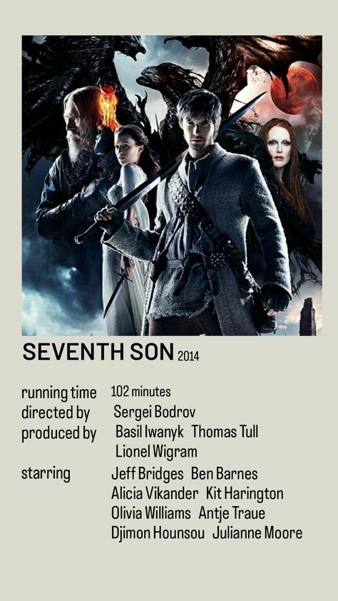 Seventh Son, Djimon Hounsou, Polaroid Posters, Posters Minimalist, Movie Card, Jeff Bridges, Polaroid Poster, Ukulele Songs, Movie Posters Minimalist