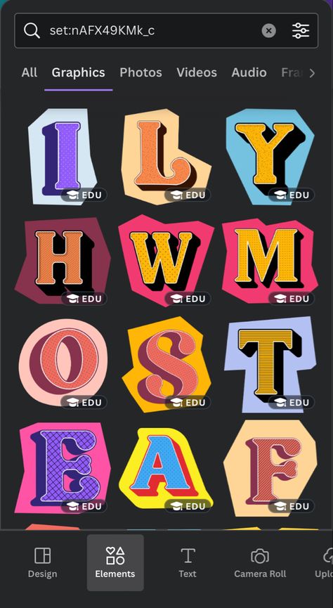 Canva Letters, Canva Collage, Canva Stickers, Canva Tricks, Canva Graphics, Wavy Font, Canva Font, Graphic Shapes Design, Social Media Art