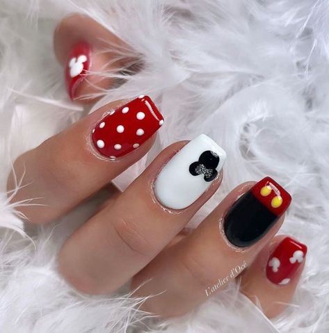 mickey mouse nails, minnie mouse nails, mickey mouse acrylic nails, mickey mouse nails pink, minnie mouse nail art designs, minnie mouse nail designs, mickey mouse nail ideas 2022, mickey mouse nail design images, mickey mouse nails long, minnie mouse nails 2022, mickey mouse nails 2022 Easy Mickey Mouse Nails, Mickey Mouse Gel Nails, Nail Designs Mickey Mouse, Mickey Mouse Acrylic Nails, Mickey Mouse Nails Design, Mouse Nail Design, Minnie Mouse Nail Designs, Easy Disney Nails, Mickey And Minnie Nails