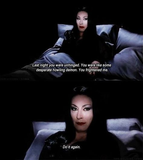 They’re a bit debauched, but in a fun way. | 16 Reasons The Addams Family Is The Best Family Ever Addams Family Quotes, Morticia And Gomez Addams, Addams Familie, Spooky Memes, Gomez And Morticia, Gomez Addams, Under Your Spell, Morticia Addams, Adams Family