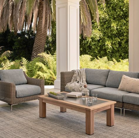 Outer Wicker Outdoor Sectional, Wicker Loveseat, Eco Friendly Furniture, Best Outdoor Furniture, Outdoor Loveseat, Outdoor Armchair, Pebble Grey, Wicker Sofa, Corner Chair