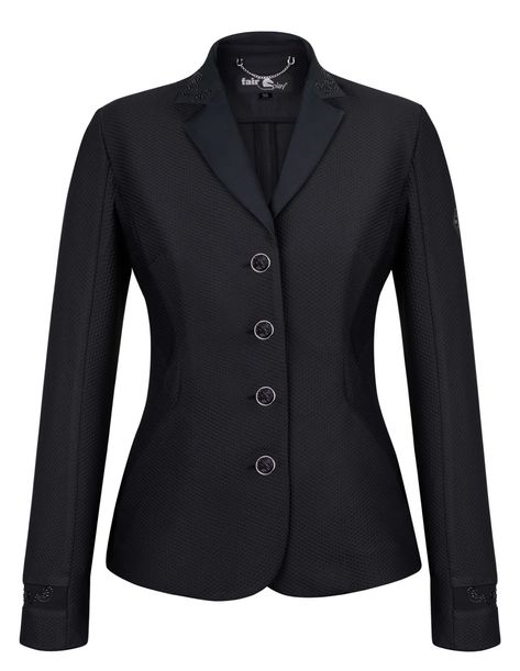 Fair Play Taylor Comfimesh Chic Show Jacket (3) Crystal Decorations, Riding Shirts, Show Jackets, Riding Jacket, Fair Play, Equestrian Outfits, Riding Outfit, Comfort Color, Fall Jackets