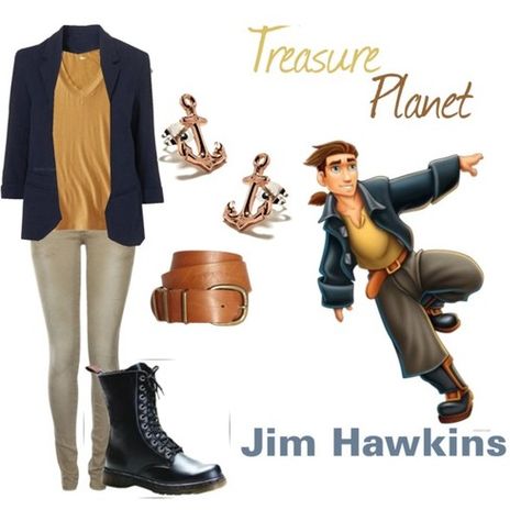 Treasure Planet Outfit, Treasure Planet Aesthetic, Captain Flint Treasure Planet, Treasure Planet Disneybound, Jim Hawkins Treasure Planet, Jim Hawkins, Disney Bound Outfits Casual, Planet Fitness Workout, Treasure Planet