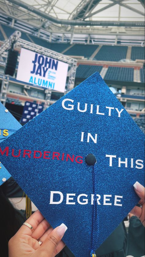 Forensic Chemistry Graduation Cap, College Grad Cap Ideas Criminology, Law School Grad Cap Ideas, College Graduation Pictures Criminology, Criminology Graduation Cap, Police Graduation Cap Ideas, Next Stop Law School Grad Cap, Future Lawyer Graduation Cap, Forensic Psychology Grad Cap