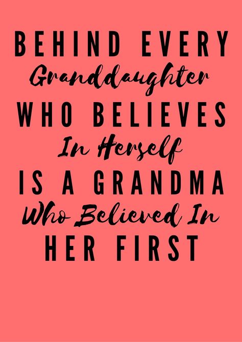 Grandma & Granddaughter Quote Love Grandma Quotes, Grandkids Quotes, Grandma Granddaughter, Granddaughter Quotes, Quotes About Grandchildren, Grandmother Quotes, Grandparents Quotes, Grandma Quotes, Grandmothers Love