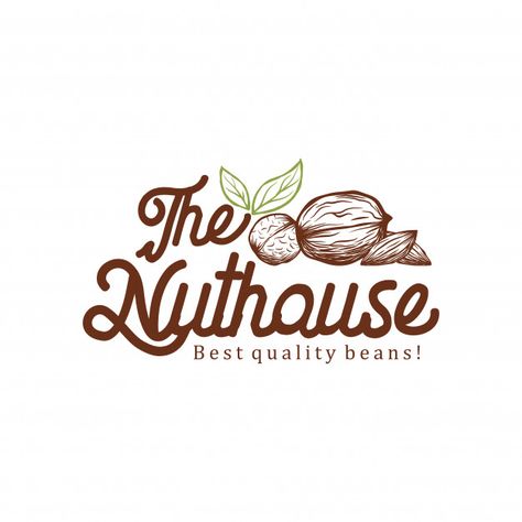 Dry Fruits Logo Design Ideas, Nut Logo Design Ideas, Nuts Logo Design Branding, Nuts Logo Design, Nuts Logo, Fruit Logo Design Ideas, Fruit Logo Design, Fruit Logo, Nut House