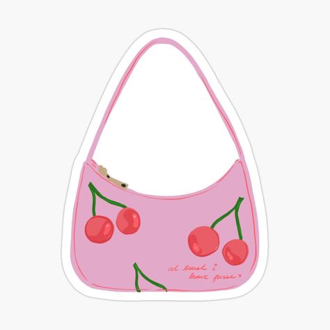 Get my art printed on awesome products. Support me at Redbubble #RBandME: https://www.redbubble.com/i/sticker/At-least-I-have-purse-by-taylorrose15/161740600.JCQM3?asc=u Cool Photo Edits, Mac Stickers, Y2k Stickers, Bag Sticker, Preppy Stickers, Glittery Wallpaper, Cute Laptop Stickers, Creating Artwork, Sticker Maker