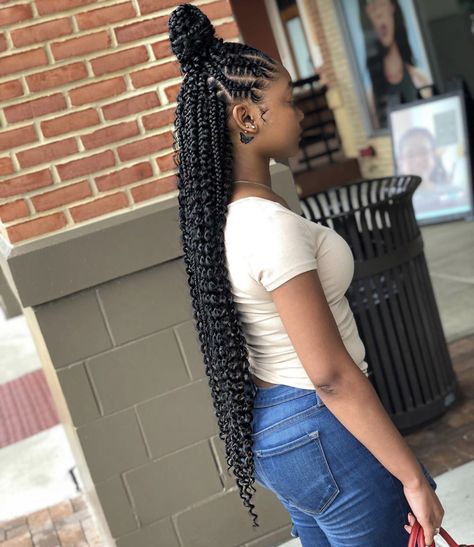 Goddess Braid Styles, Goddess Braids Hairstyles, African Hair Braiding Styles, Box Braids Hairstyles For Black Women, Cute Braided Hairstyles, Braided Cornrow Hairstyles, Braids Hairstyles Pictures, Beautiful Braids, Girls Hairstyles Braids