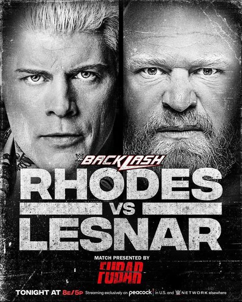 WWE BACKLASH 2023 @WWE Wwe Ppv, Rhodes, Ufc, Boxing, Wwe, Wrestling, Presentation, Quick Saves