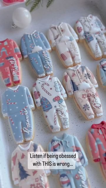 Instagram Backgrounds, Edible Ink Printer, Christmas Pajama Party, Edible Printer, Christmas Pj, Edible Printing, Creative Cookies, Edible Ink, Christmas Sugar Cookies