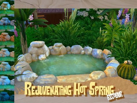 Sims 4 Hot Springs Cc, Sims 4 Hot Springs, Sims 4 Carnival Cc, Snowy Escape Cc, Sims 4 Snowy Escape Cc, Snowy Escape, Boho Wedding Arch, Ikemen Sengoku, Sims 4 Update