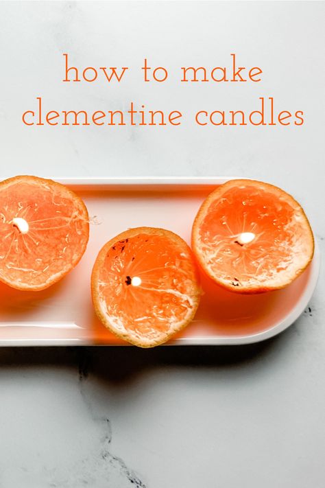 clementine candles on a white ceramic tray Crafty Craft, Easy Peasy, All You Need Is, Olive Oil, Candles, Tools, Silver