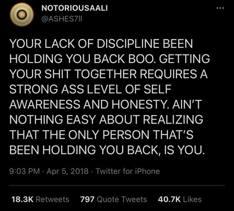 Lack Of Self Awareness, Lack Of Self Awareness Quotes, Self Honesty, Lack Of Discipline, Self Awareness Quotes, Awareness Quotes, I Can Do Anything, Eye Opening, Mental And Emotional Health