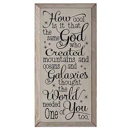 The World Needed You Too Wall Plaque - Wall Hanging | Signals Kitchen Plaques, Name Plaque, My People, Name Plaques, Wooden Plaques, Wood Plaques, Address Sign, Personalized Books, Wall Plaque