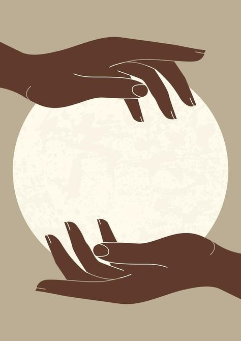 Holding full moon in hands print illustration. Tarot card minimalist vector art. Aesthetic midnight print bohemian artwork Holding Hands Artwork, Full Moon Artwork, Tarot Card Illustration Design, Tarot Art Aesthetic, Vector Art Aesthetic, Hand Poster Design, Tarot Card Minimalist, Mindfulness Illustrations, Hand Holding Illustration