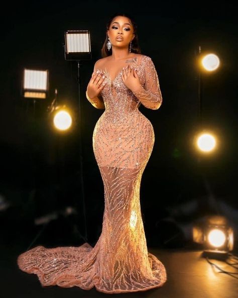 Matric Dance Dresses, Nigerian Lace Styles Dress, Lace Gown Styles, Prom Girl Dresses, Lace Dress Styles, Dinner Dress Classy, Wedding Reception Dress, Long Sleeve Dress Formal, Lace Styles