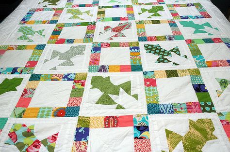 OHMYGAH!!! it's a frog quilt! how cool is that? Snail Quilt, Frog Quilt, Tshirt Quilt Pattern, Quilted Bag Patterns, Red Pepper Quilts, Rag Quilt Patterns, Vintage Quilts Patterns, Frog Pattern, Log Cabin Quilt Pattern