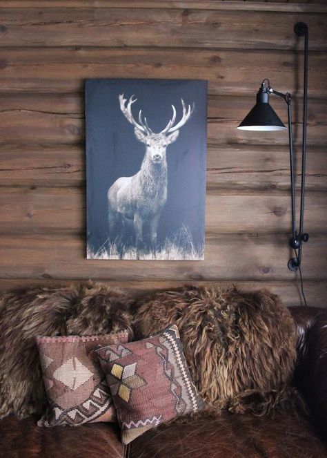 Cabin Chic, Chalet Interior, Mountain Cottage, Chalet Style, Wildlife Decor, Cabin Living, Winter Cabin, Ski Chalet, Rustic Cabin Decor