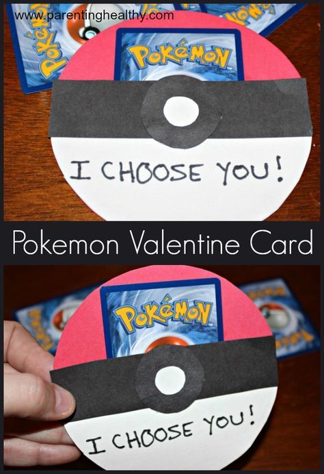 DIY Pokemon Valentine's Day cards Homemade Pokemon Cards, Valentines Day Cards Diy Kids Classroom, I Choose You Pokemon Valentine, Pokeball Valentine Box Ideas, Pokemon Valentine Ideas, Pokémon Valentines, Pokemon Valentine's, Pokemon Valentines Box, Pokemon Valentine Cards