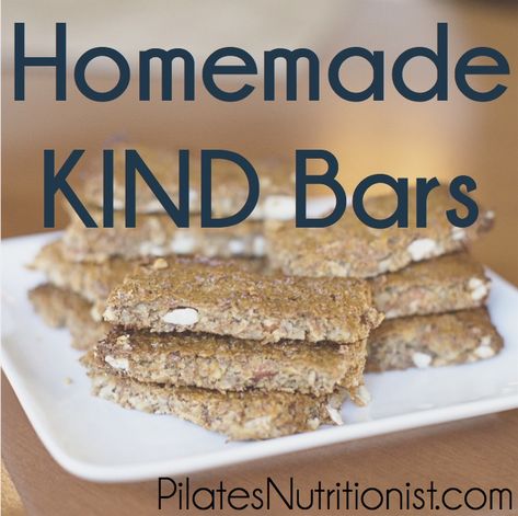 Homemade KIND Bars - Lily Nichols RDN Kind Bars Recipe, Homemade Kind Bars, Lily Nichols, Postpartum Nutrition, Low Sugar Snacks, Kind Bars, Protein Bar Recipes, Fertility Diet, Snacks To Make