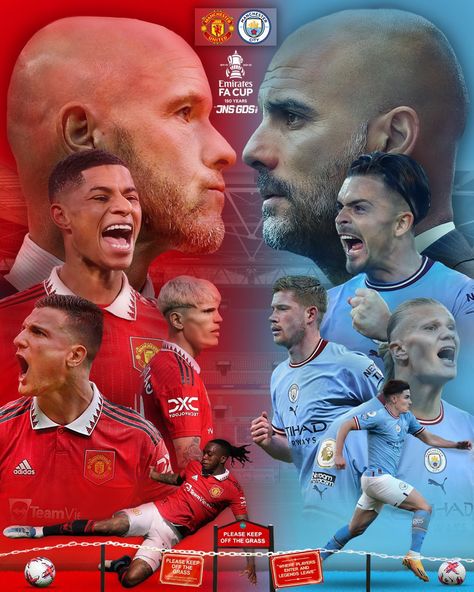 Man United Fa Cup, Man City Vs Man United, Iphone Wallpaper Clock, Man U, Manchester United Team, Bicycle Kick, Fa Cup Final, Football Stadiums, Man City