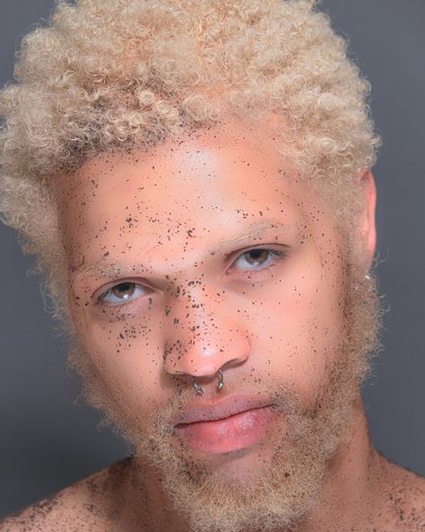 (99+) Tumblr Black Albino, Hair Twists Black, Black King And Queen, Beautiful Freckles, Beautiful Black Hair, Black Dude, Black Men Hairstyles, Tan Guys, Face Reference