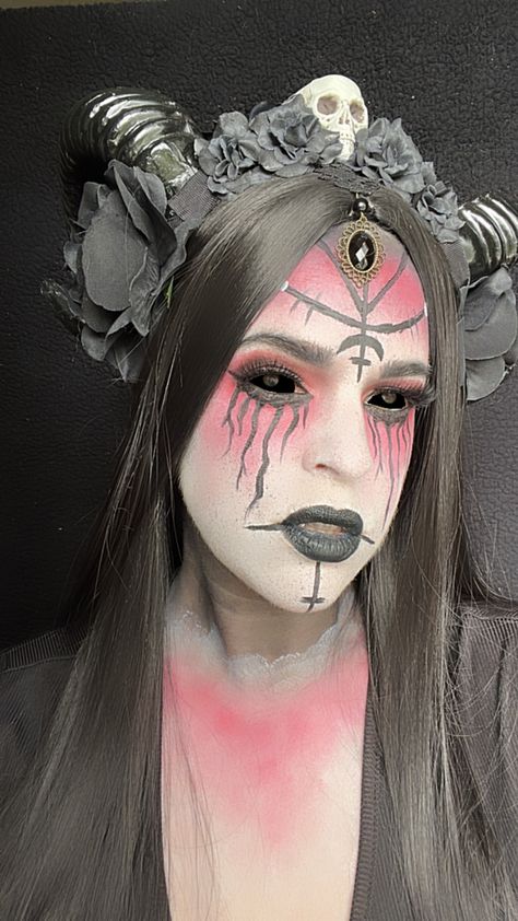 Halloween makeup. Devil. Demon Lucifer Makeup, Prince Of Darkness, Sympathy For The Devil, Halloween Makeup, Rolling Stones, Halloween, Makeup, Instagram