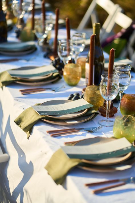 Vineyard Dinner, Dinner Setup, Tour Photography, Fall Dinner Party, Seat At The Table, 21 Diner, Welcome Party, Private Chef, Table Set Up