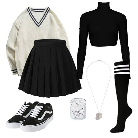 Áo Blu, Shoes Socks, Swaggy Outfits, Kpop Fashion Outfits, 가을 패션, Teenage Fashion Outfits, Fashion Mode, Kpop Outfits, Kpop Fashion