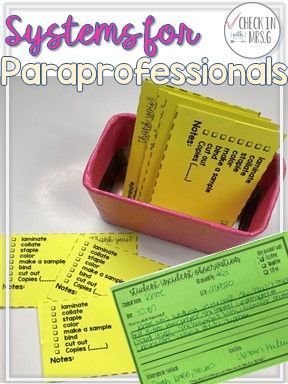 Put systems in place to help your special education paraprofessionals be success in your classroom. . . . #specialeducationteacher #teachsped #paraprofessional #instructionalassistant #parapro Gift For Paraprofessional From Teacher, Paraprofessional Desk Ideas, Paraprofessional Tips, Teaching Statement, Community Based Instruction, Ela Intervention, Math Intervention Activities, Paraprofessional Appreciation, Inclusion Activities