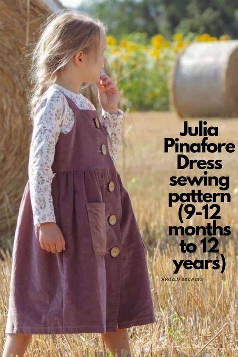 Toddler Fall Dress Pattern, Childrens Pinafore Dress Pattern, Childs Pinafore Dress Pattern Free, Pinafore Sewing Pattern Free, Girls Pinafore Dress Pattern Free, Diy Pinafore Dress, Pinafore Pattern Free, Kids Pinafore Dress, Girls Pinafore Dress Pattern