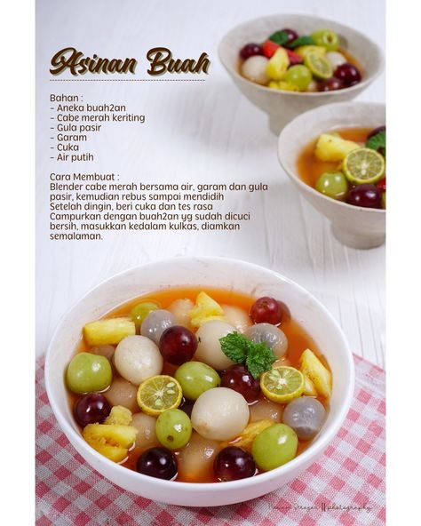 Wedang Ronde, Menu Diet, Salad Buah, Resep Diet Sehat, Resep Salad, Makanan Diet, Diy Food Recipes, Diy Food, Home Cooking