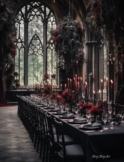 Create your Best unique Vampire theme Wedding in 2023 ‣ Gothic Wedding Ideas, Gothic Wedding Decorations, Horror Wedding, Victorian Wedding Themes, Victorian Gothic Wedding, Dark Romantic Wedding, Gothic Wedding Theme, Vampire Wedding, Wedding Gothic