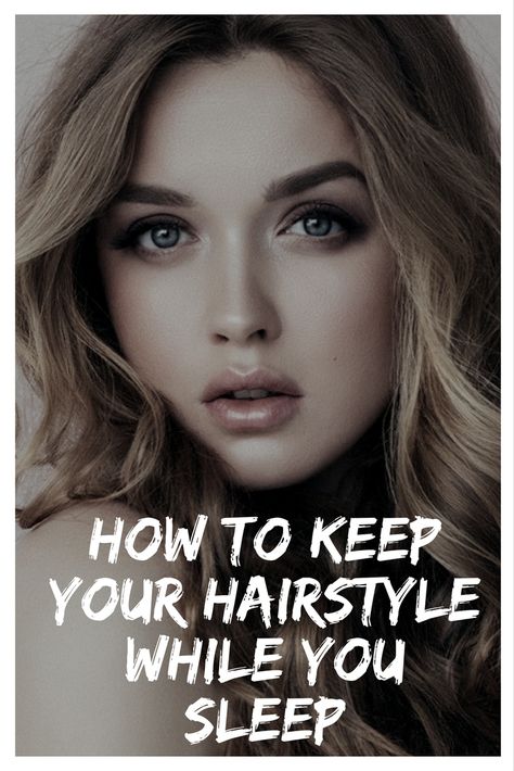 How to keep your #hairstyle while you #sleep How To Sleep With Blowout Hair, How To Keep Curls Overnight Sleep, Hair Styles For Sleep, Sleep Hairstyles, How To Sleep, Ways To Sleep, Blow Dry Hair, Blowout Hair, Haircuts For Curly Hair