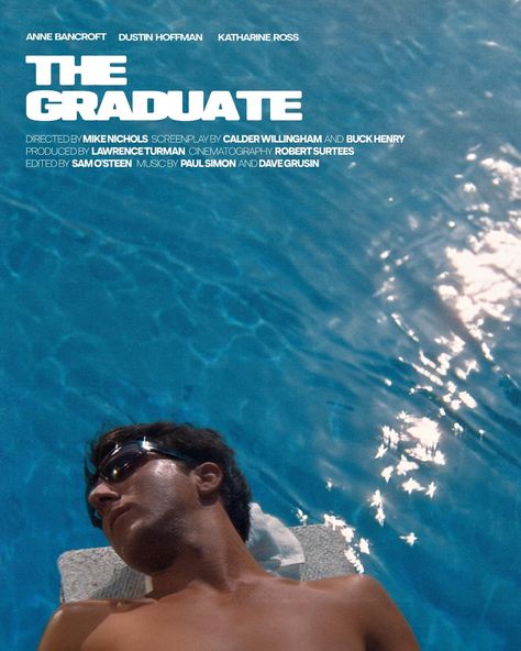 The Graduate Poster, Graduate Poster, The Graduate 1967, Poster Challenge, Mike Nichols, Katharine Ross, Film Critic, Cheap Thrills, Anne Bancroft