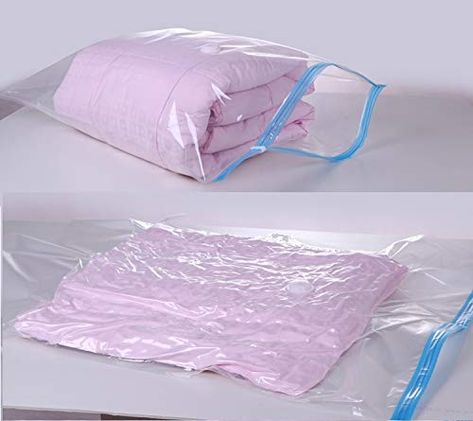 PRICES MAY VARY. This package is included with 50 quantity Extra Large 47"X32" size vacuum storage bag. Extremely useful product for home organizing, storage, packaging, moving or traveling. Store those bulky items like blankets and pillows and reduce volume up to 75%! Also great for packaging or moving to store anything like a reusable ultra large ziploc bag. Airtight and waterproof seal keeps out moisture and dirt. Stored items spring back to their full shape and size. Comes with vacuum suctio Vacuum Seal Storage Bags, Organizing Storage, Closet Storage Space, Moving Storage, Blankets And Pillows, Ziploc Bag, Vacuum Storage Bags, Vacuum Storage, Moving And Storage