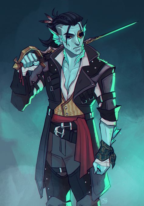 Character Art Design, Pathfinder Character, Dnd Races, Pirate Art, Fell Asleep, Male Character, Fantasy Races, Dungeons And Dragons Characters, Dnd Art