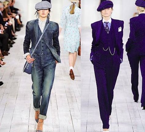 YES. I want a pocket watch on a chain and a suit just like this Menswear For Women, Victor Victoria, Dress Like A Lady, Trip Style, Women In Suits, Retro Clock, London Trip, Women's Suits, Pant Suits