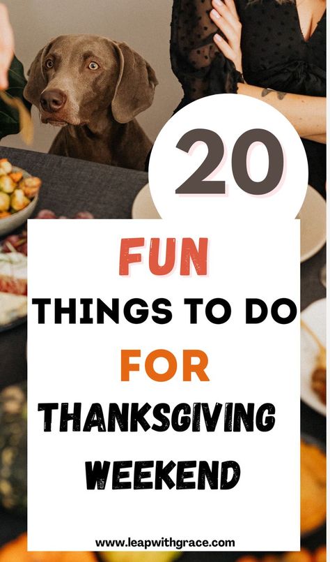 Here are 20 fun things to do thanksgiving weekend. You can start to create a new thanksgiving tradition with these ideas. You can get some thanksgiving tradtions for family, thanksgiving traditions for kids. You can also find thanksgiving tradtion ideas for couples as well. Things To Do Thanksgiving Day, Thanksgiving Weekend Activities, Thanksgiving Things To Do With Family, Thanksgiving Family Traditions Ideas, Thanksgiving Day Traditions, Things To Do At Thanksgiving, Thanksgiving Traditions For Kids, Thanksgiving Fun Ideas, Thanksgiving Family Games Activities