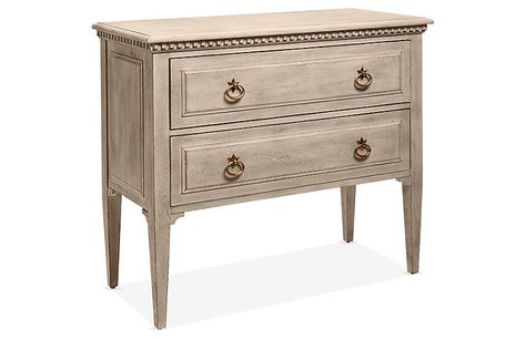 Weathered 2-Drawer Dresser, Oak - One Kings Lane - Brands | One Kings Lane 2 Drawer Dresser, Cheap Bedroom Furniture, Gray Nightstand, Shelf Nightstand, Trending Paint Colors, Weathered Oak, Wood Drawers, Selling Furniture, Kathy Kuo Home