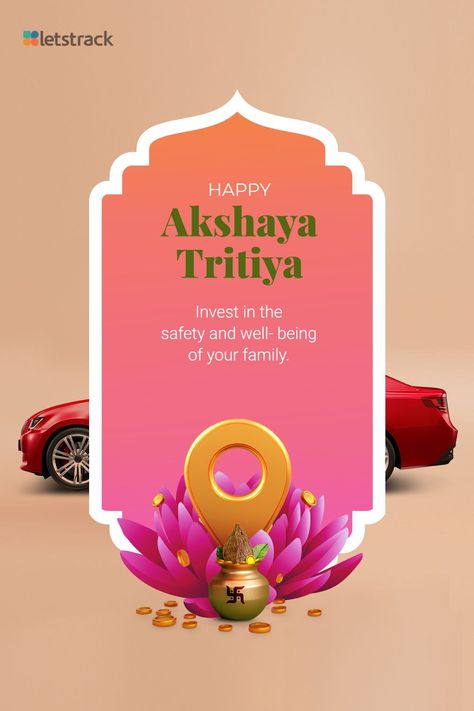 Letstrack wishes you an abundance of success, prosperity, and safety in your life. Prioritize the well-being of your family, this Akshaya Tritiya. #AkshayaTritiya #akshayatritiya2023 #akshayatritiyakitayyari #akshayatritiyaoffer Akshay Tritiya Creative Post, Akshaya Tritiya Post, Akshaya Tritiya Creative Ads, Akshay Tritiya Creative Ads, Happy Akshaya Tritiya Images, Happy Akshaya Tritiya, Akshay Tritiya, Jewellery Ads, Bike Posters