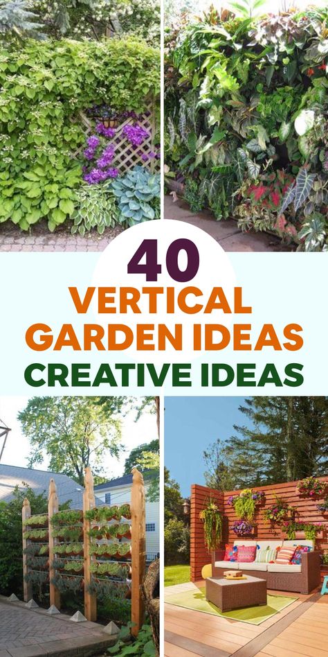 Transform your living space with the beauty of nature by incorporating vertical garden ideas. By installing modular panels or frames filled with lush greenery, you can create a stunning living wall that brightens up any room. Utilize hanging macrame planters and vertical plant racks to maximize your vertical space and introduce cascading effects with trailing plants such as ivy or pothos. Plant Racks, Chicken Coop Designs Diy, Backyard Privacy Screen, Clematis Trellis, Vertical Garden Wall Planter, Vertical Garden Ideas, Wall Hanging Decorations, Lush Plants, Indoor Plant Wall