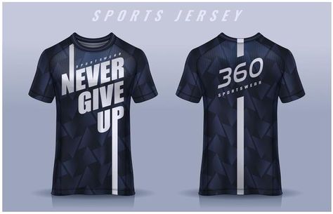 Tshirt sport design template soccer jers... | Premium Vector #Freepik #vector #sports #football #soccer #shirt Marathon Shirt Design, Sports Uniform Design, Football Shirt Designs, Marathon Shirts, Jersey Uniform, Sports Tshirt Designs, Sport Shirt Design, Free T Shirt Design, Sports Jersey Design