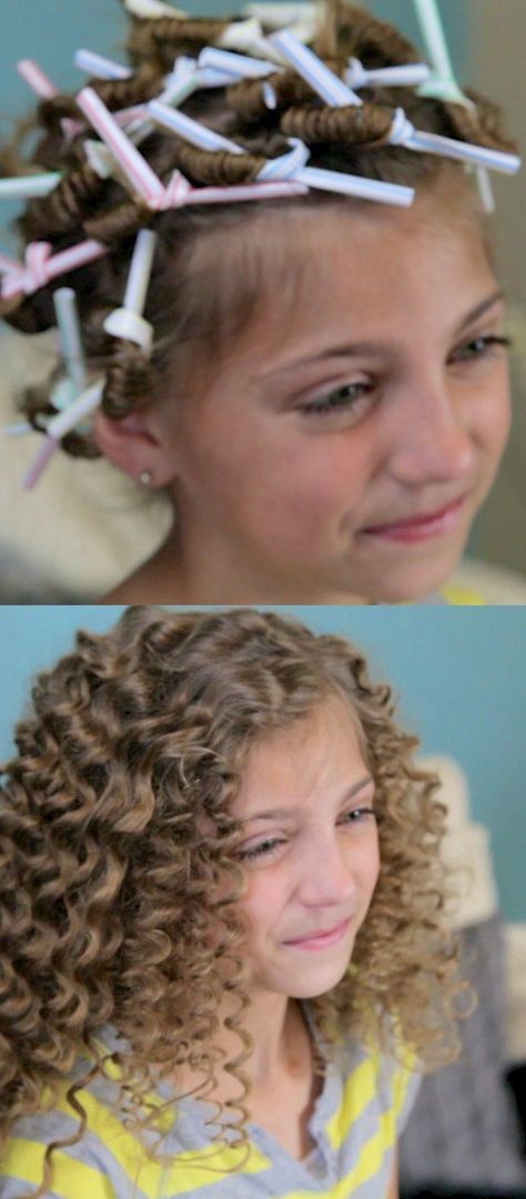 6 Easy Ways to Curl Your Hair with Drinking Straws / Straw Set Tutorials Red Hair Disney, Curls Ideas, Straw Curls, Super Curly Hair, Disney Princess Hairstyles, Red Curly Hair, Princess Hairstyles, Short Hairstyle